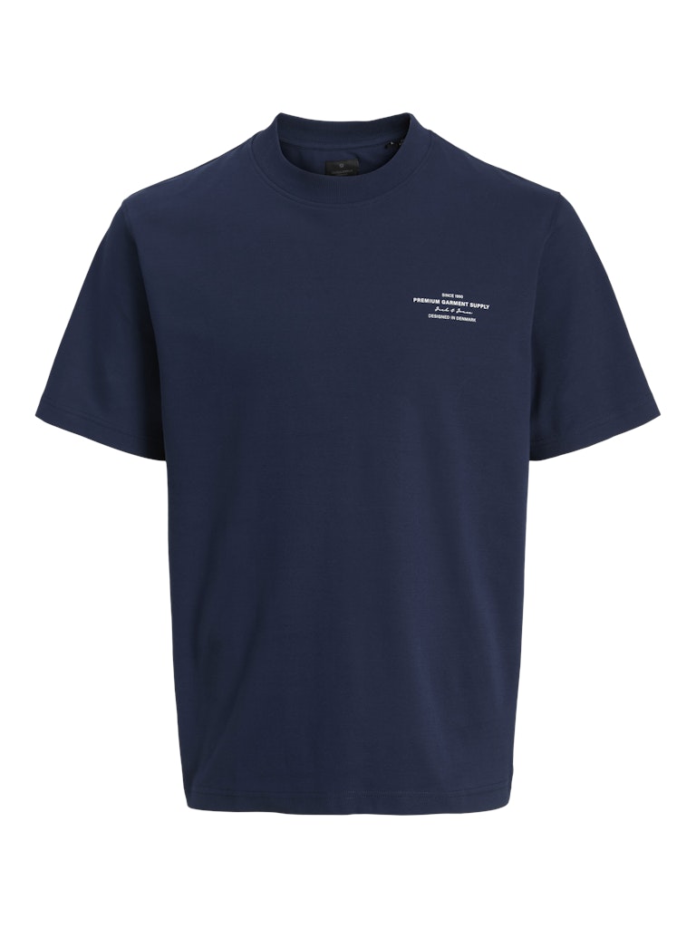Jack & Jones Jprblachad branding ss crew neck tee sn navy