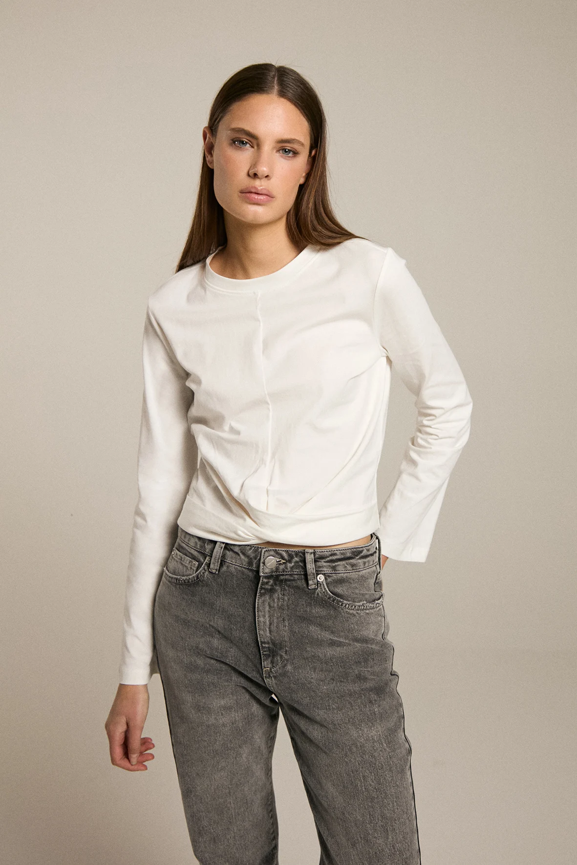 Homage to Denim H-cw25m54 longsleeve h knot