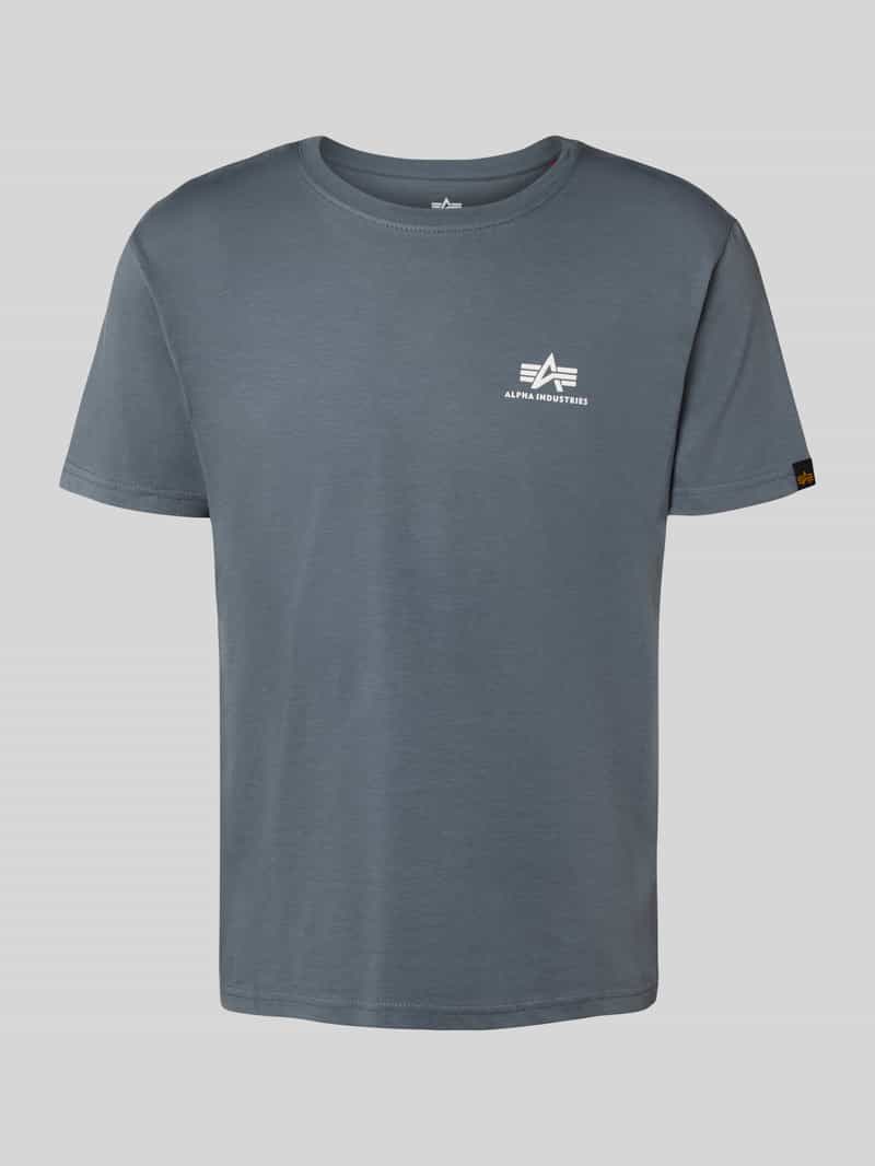 Alpha Industries Shirt met ronde hals BASIC T SMALL LOGO