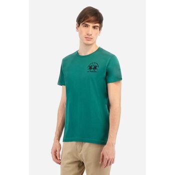 LA MARTINA T-shirt Korte Mouw  MAR009 JS206-03115 EVERGREEN