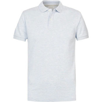 Profuomo T-shirt  Piqué Poloshirt Lichtblauw