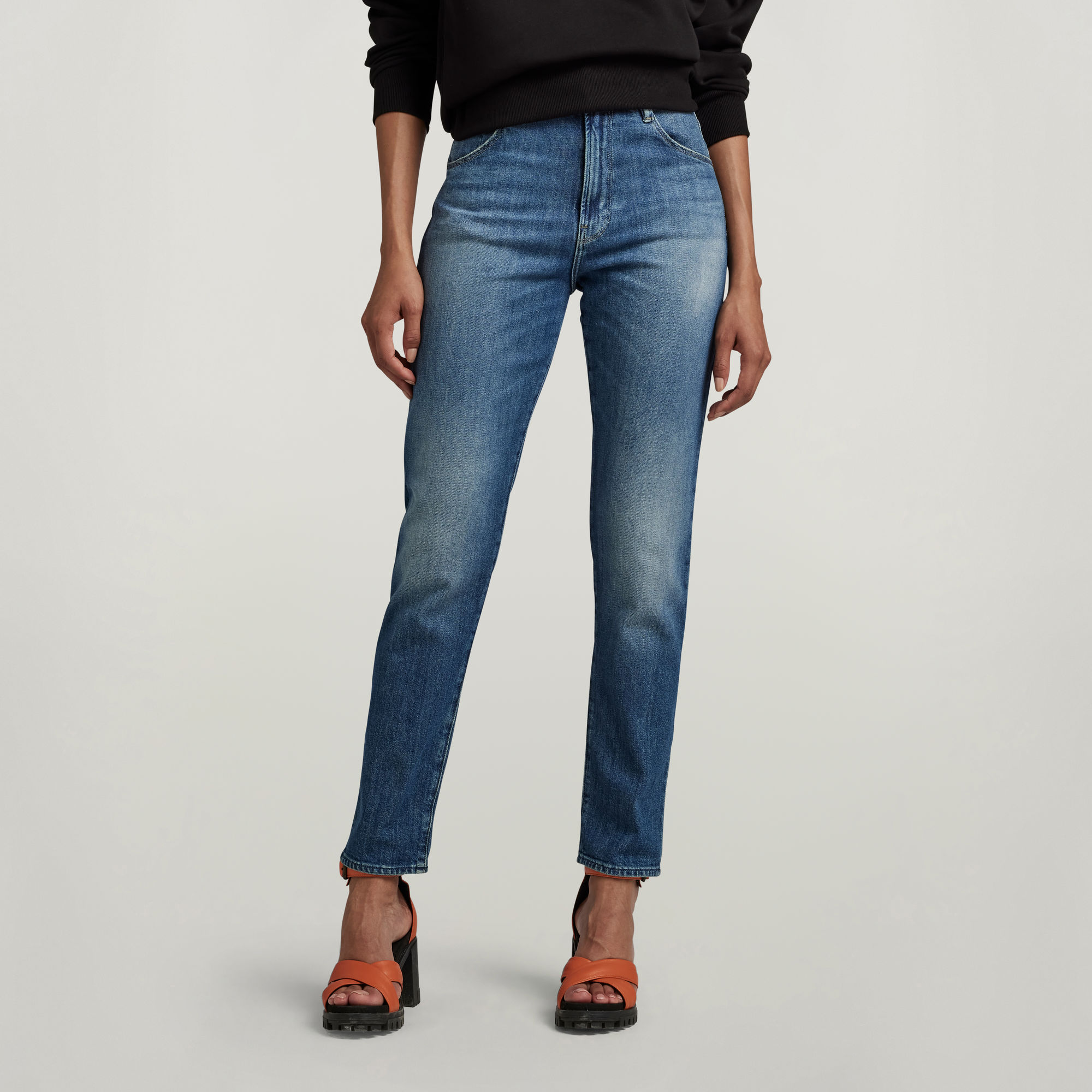 G-Star RAW Virjinya Slim Jeans - Midden blauw - Dames