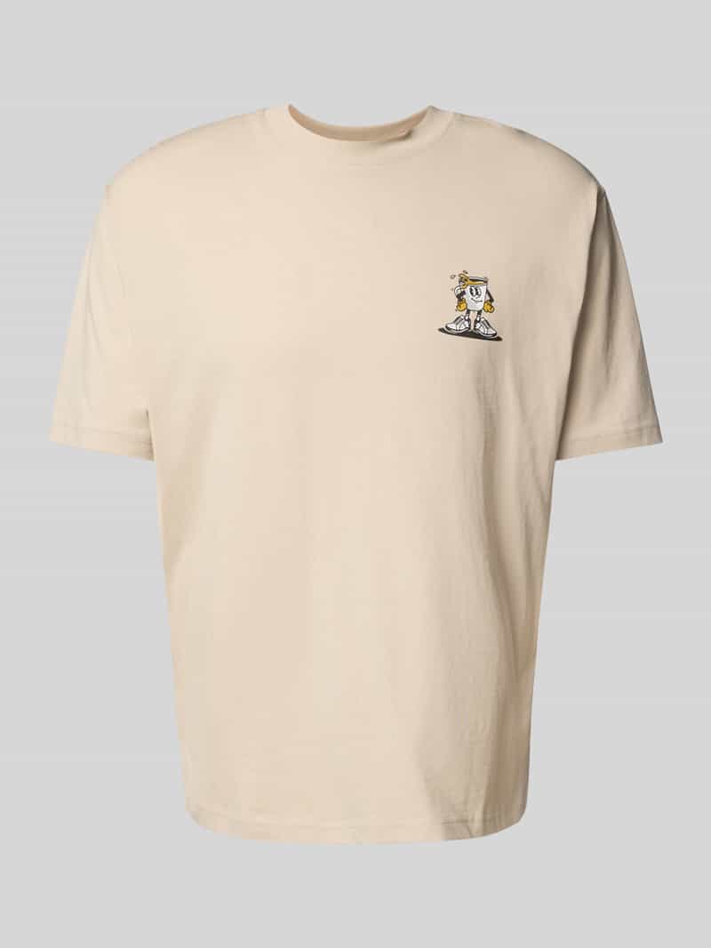 ONLY & SONS Shirt met ronde hals ONSMILLENIUM OVZ SS TEE NOOS