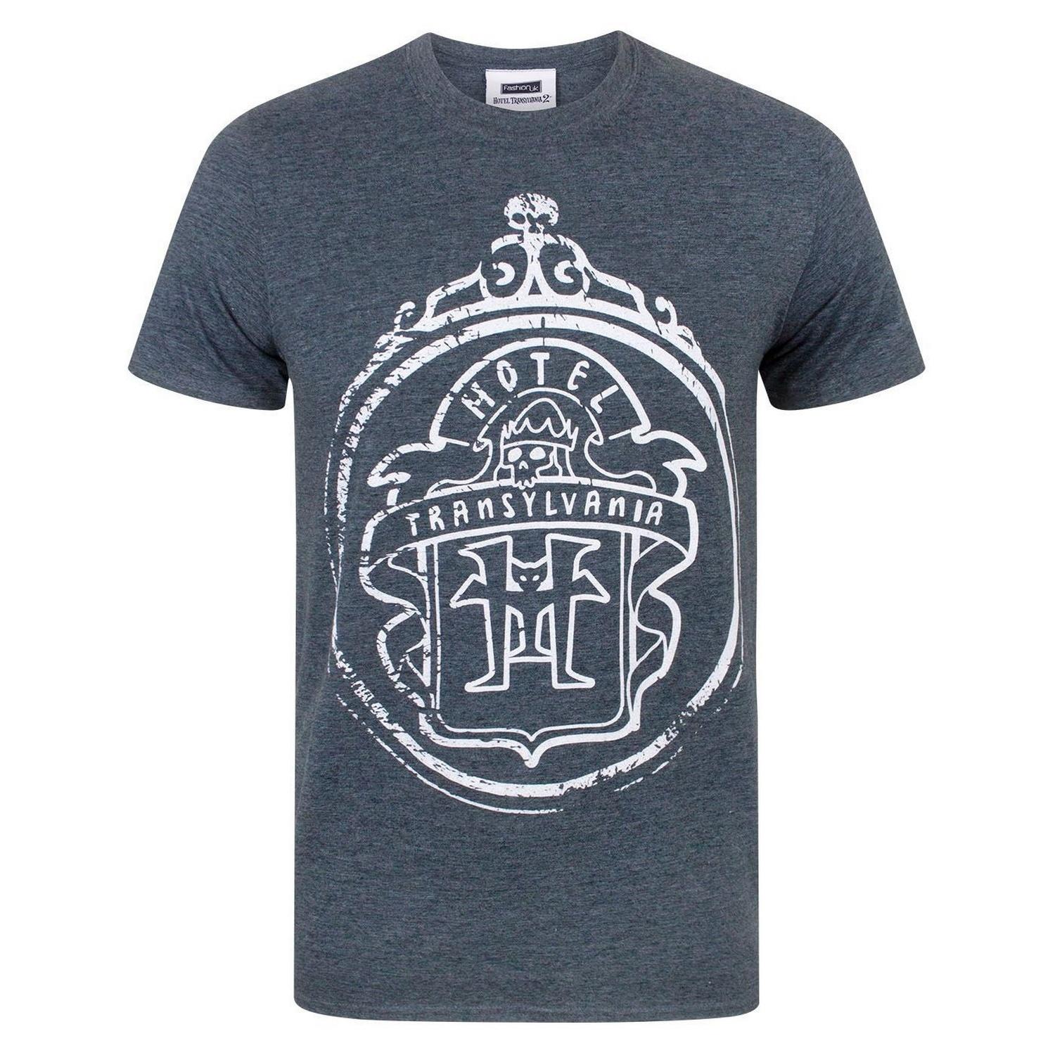 Pertemba FR - Apparel Hotel Transylvania herenlogo T-shirt M houtskool