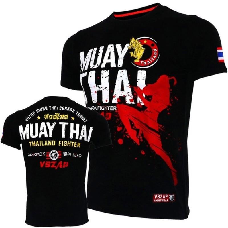 ETST 07 Heren Muay Thai T-shirt Hardlopen Fitness Sport Korte mouw Outdoor Boksen Worstelen Trainingspakken Zomer Ademend Sneldrogend Tops L