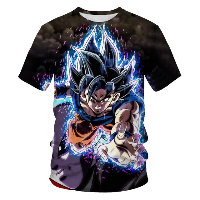 Baibao QIQI Zomer Mode Nieuwe Super Lichtgevende 3D Afdrukken Patroon Heren Jongens Korte Mouw Trend Casual T-shirt Kleding XXS-6XL XXL