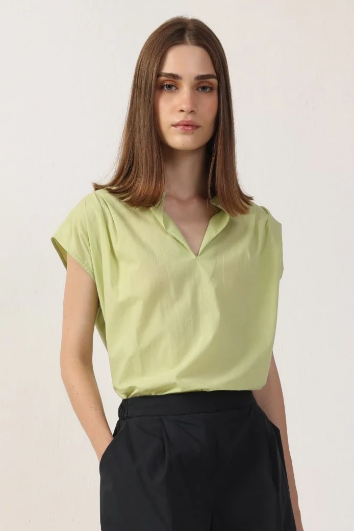 Neu Nomads US Damen vegan Bluse Elettra Salbei