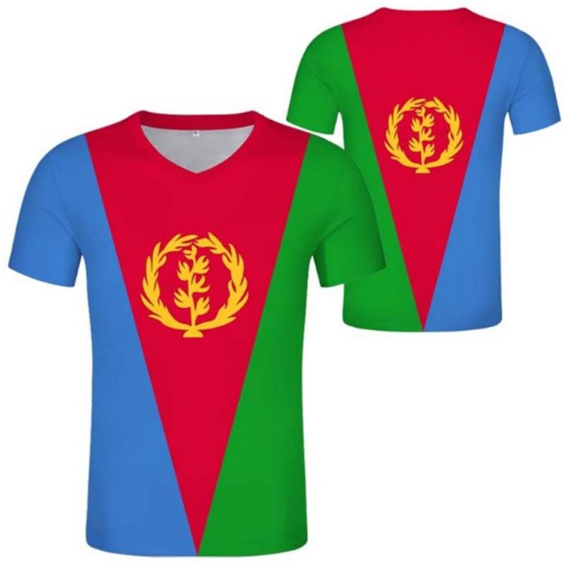 ETST 07 Afrikaanse mannen gedrukt boxed 3D vlagdrager Eritrese kleine vrouw met zomer Air Drop ERI Eritrese Boxed Joint L