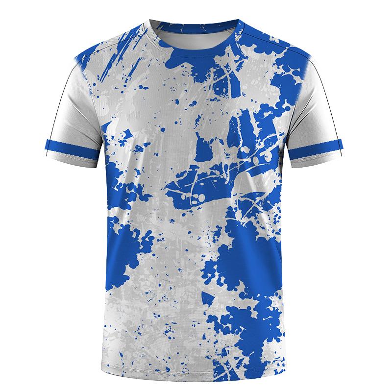 ETST 03 Zomer Ademende Trainingskleding Outdoor Tennis Sport Heren T-shirts Casual O-hals Dames Trainingspak Oversized Korte Mouw Tops L