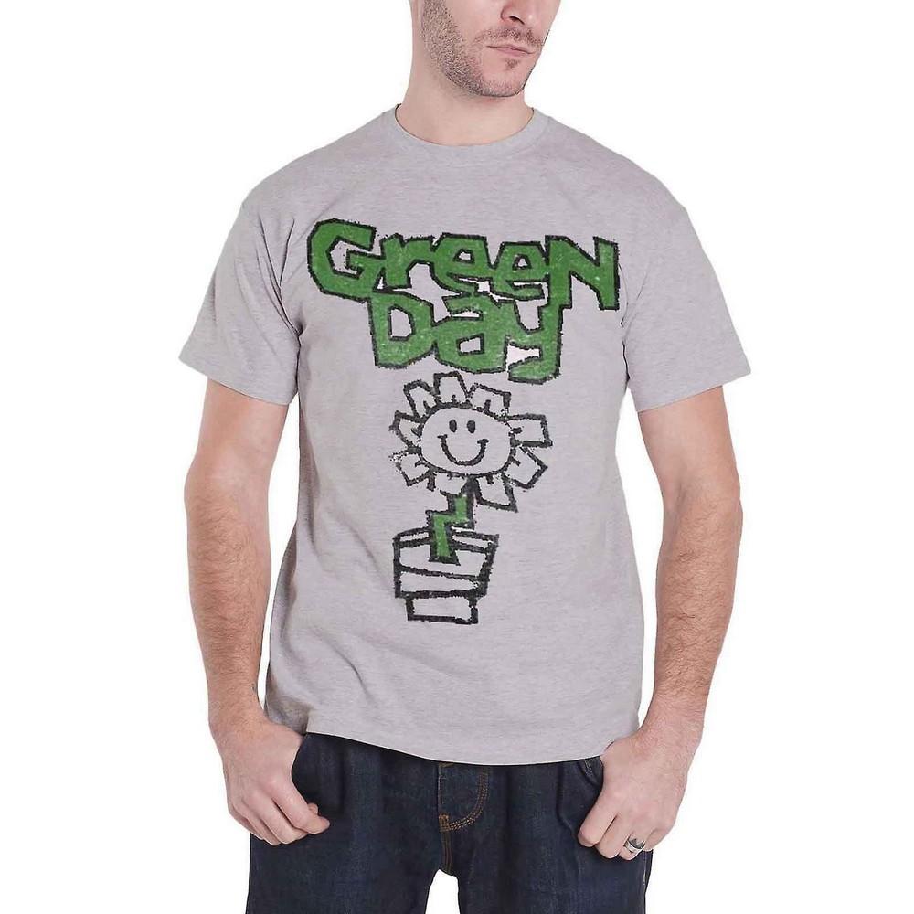 Green day Unisex volwassen bloempot T-shirt S