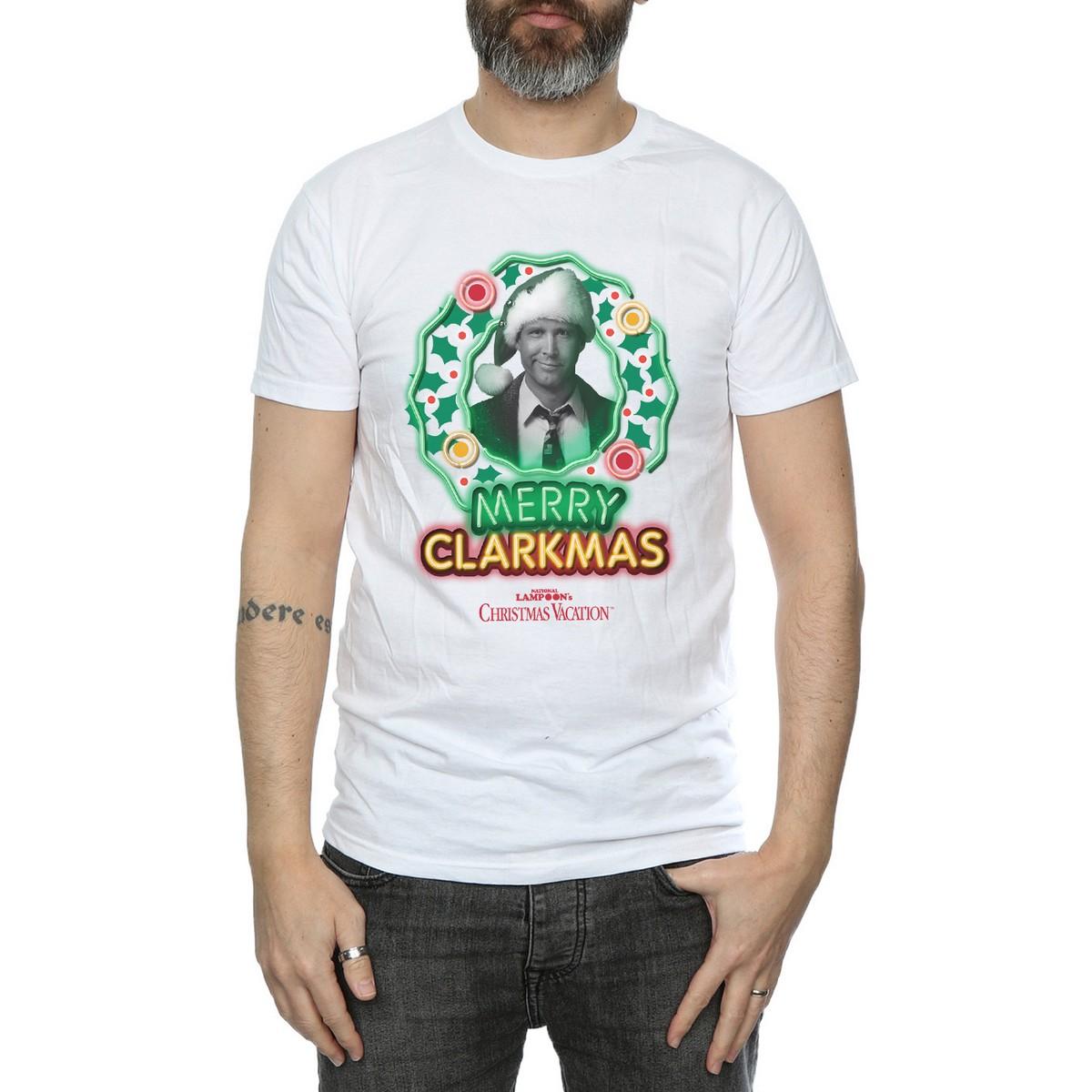 Pertemba FR - Apparel National Lampoon's kerstvakantie Heren Merry Clarkmas Clark Griswold T-shirt XXL