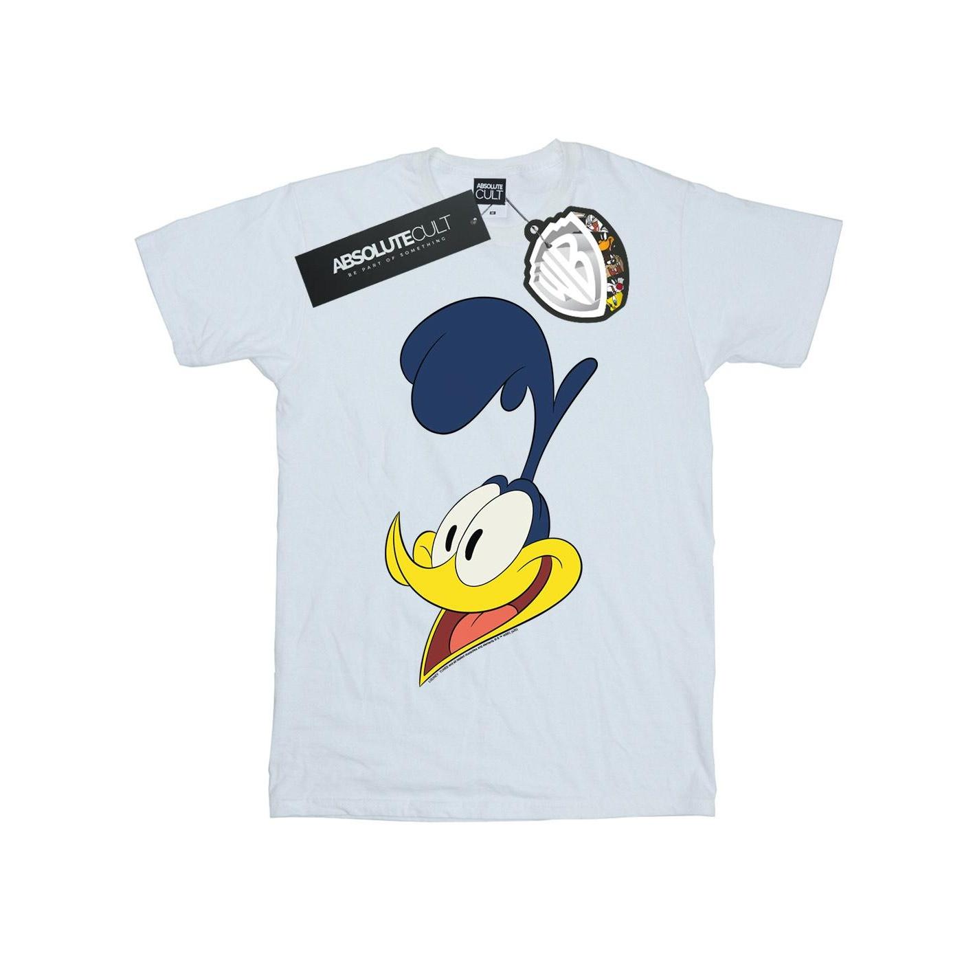 Looney Tunes Heren Road Runner Face T-shirt L