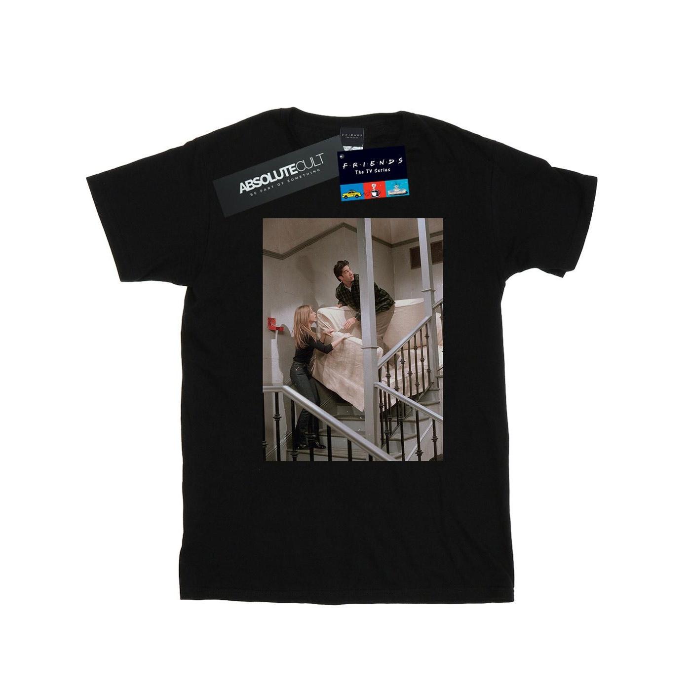 Friends Vrienden Mens Sofa Trap Foto T-shirt 4XL zwart