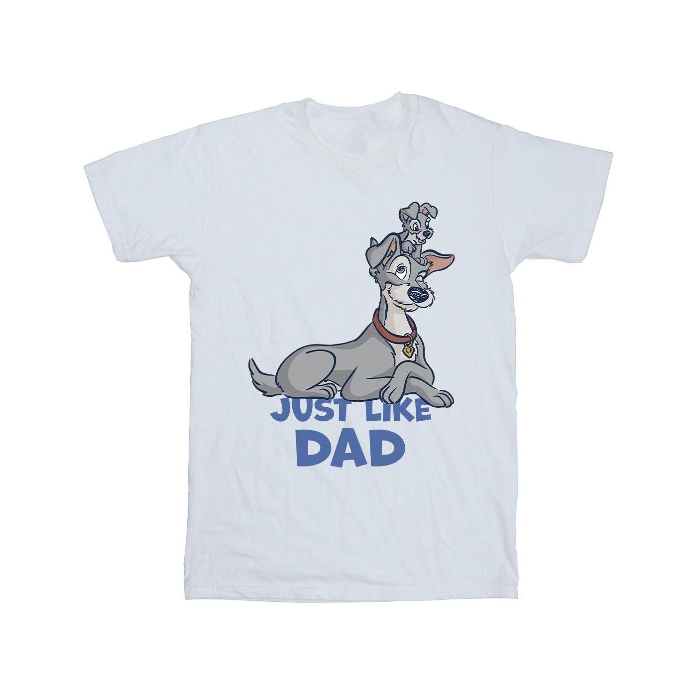 Disney Heren Lady en de Vagebond net als papa T-shirt XXL