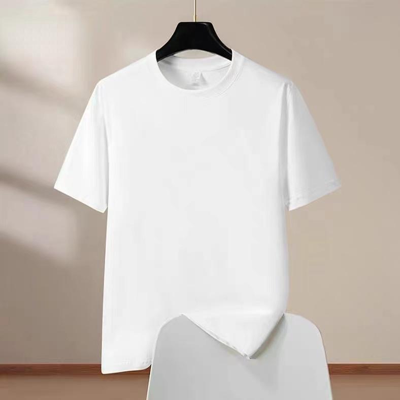 LOVE YOURSELF PLEASE Effen katoenen T-shirt voor heren, los en ademend voor buitenactiviteiten M