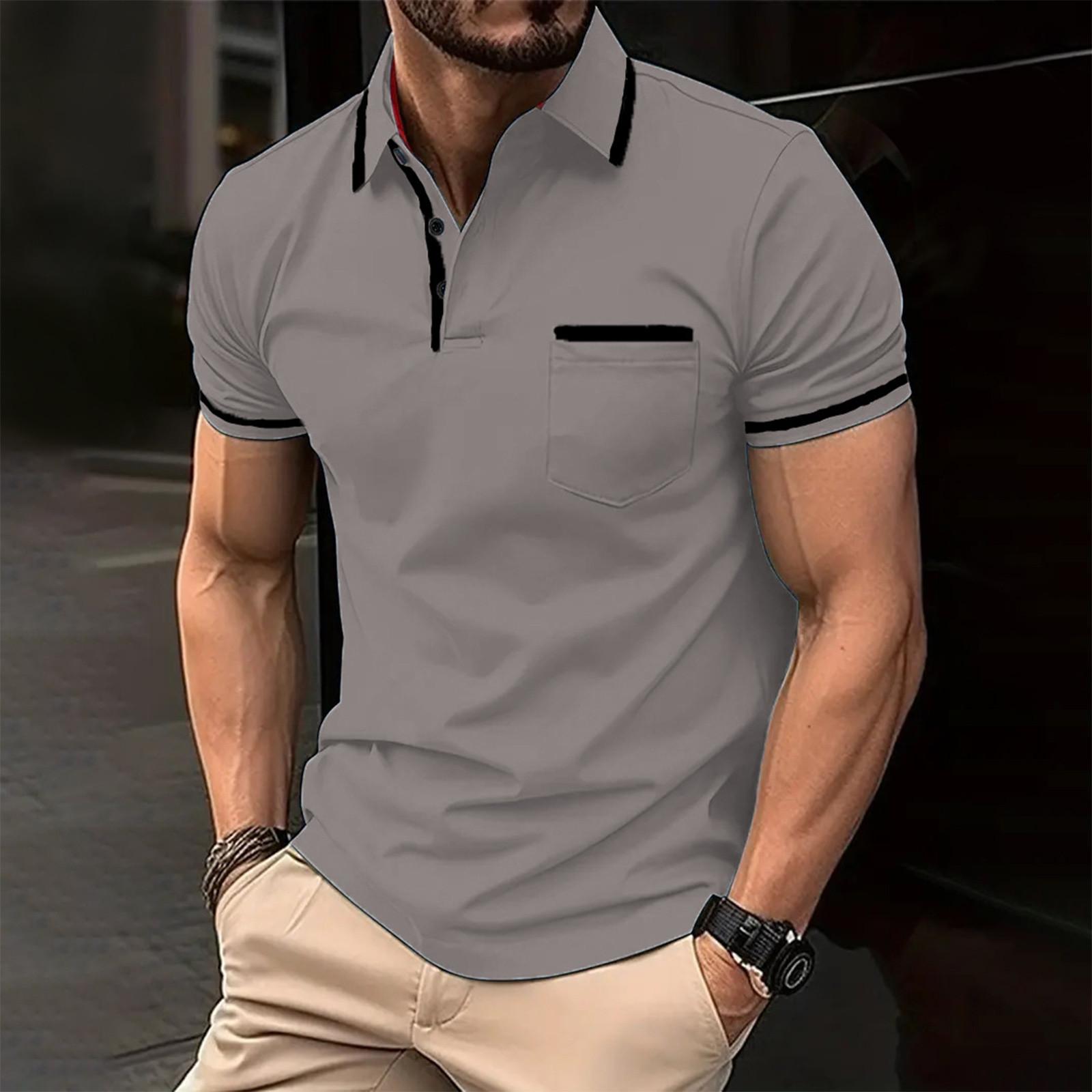 Mirbse Charmant Herenoverhemd Superlicht Korte Mouw Casual Herenkleding L