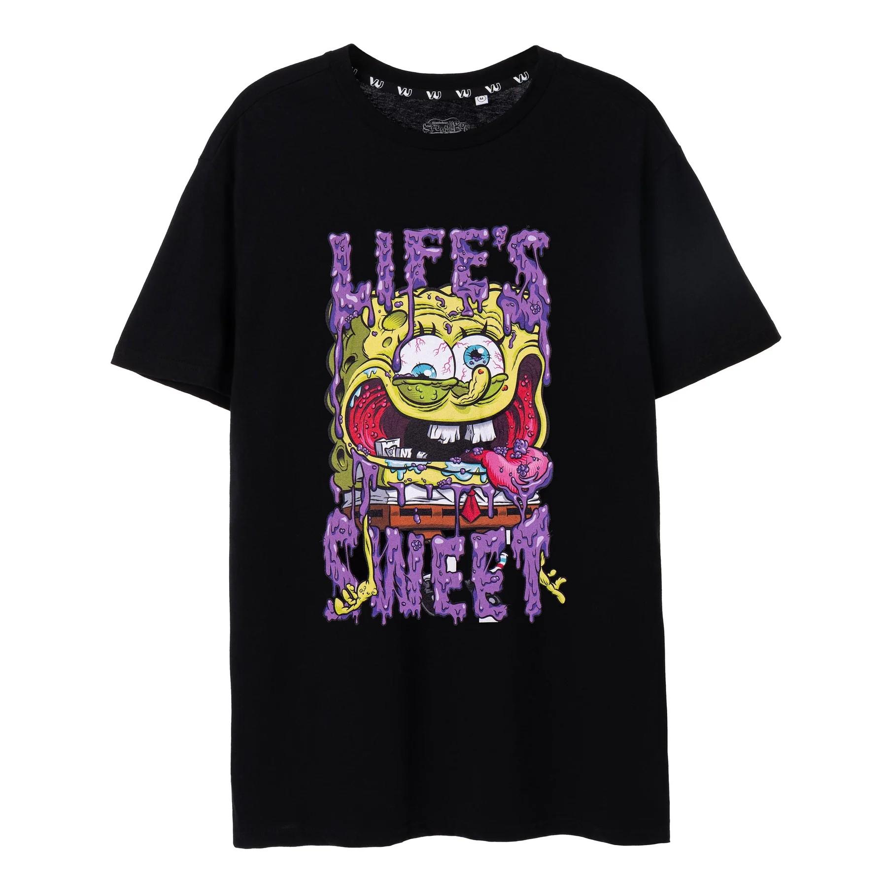 Pertemba FR - Apparel SpongeBob SquarePants Heren Life's Sweet T-shirt L zwart