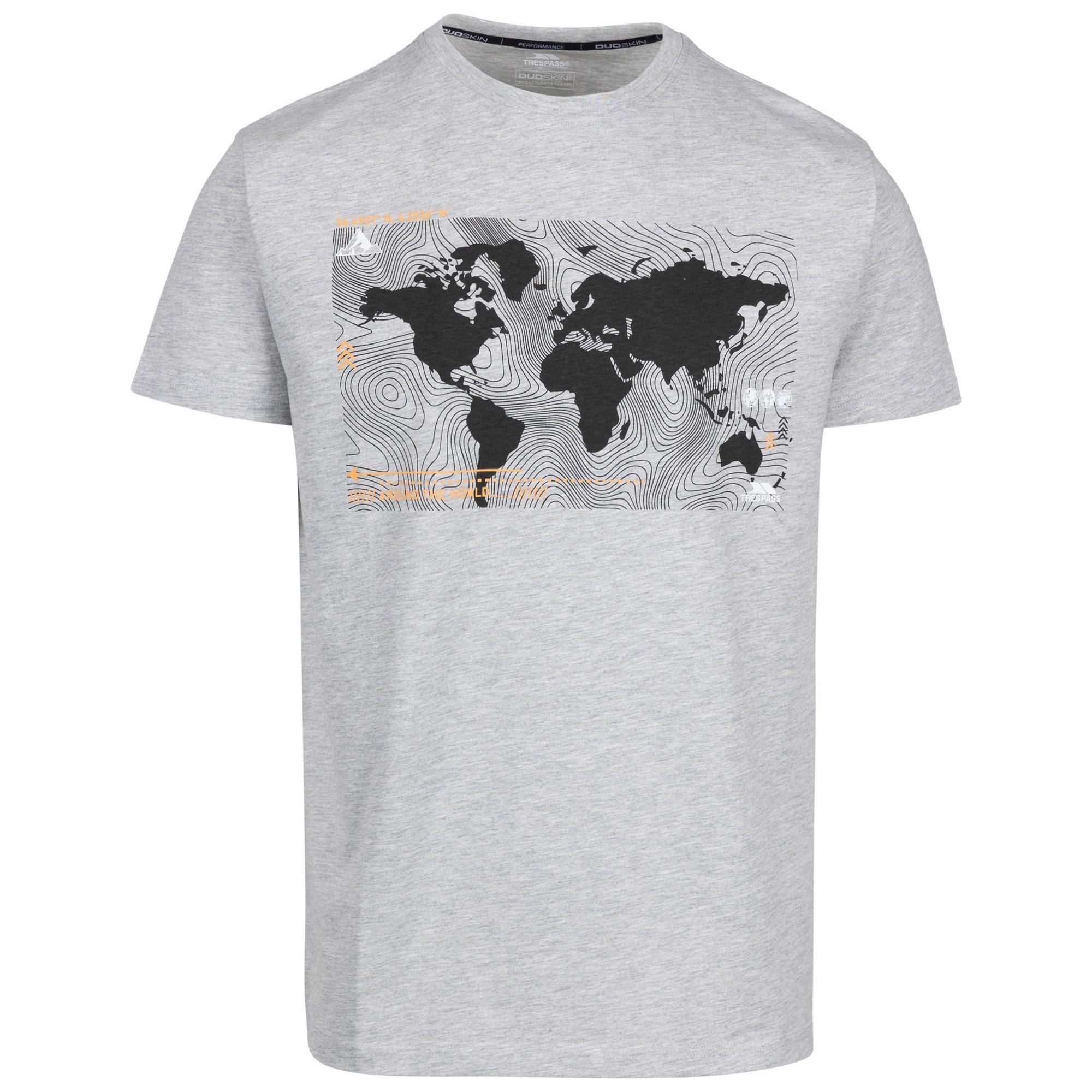 Trespass Heren Chera bedrukt T-shirt S