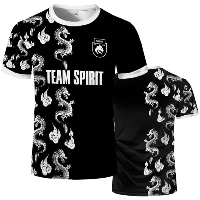 ETST 07 Team Spirit Truien Mode Game Esports Speler Donk Uniform Wedstrijd Kleding Heren Tops 3D Print Jongen T-shirts Fans Tee XXL
