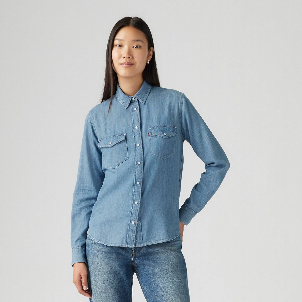 Levi's Jeans blouse ESSENTIAL WESTERN met borstzakken met drukknopen