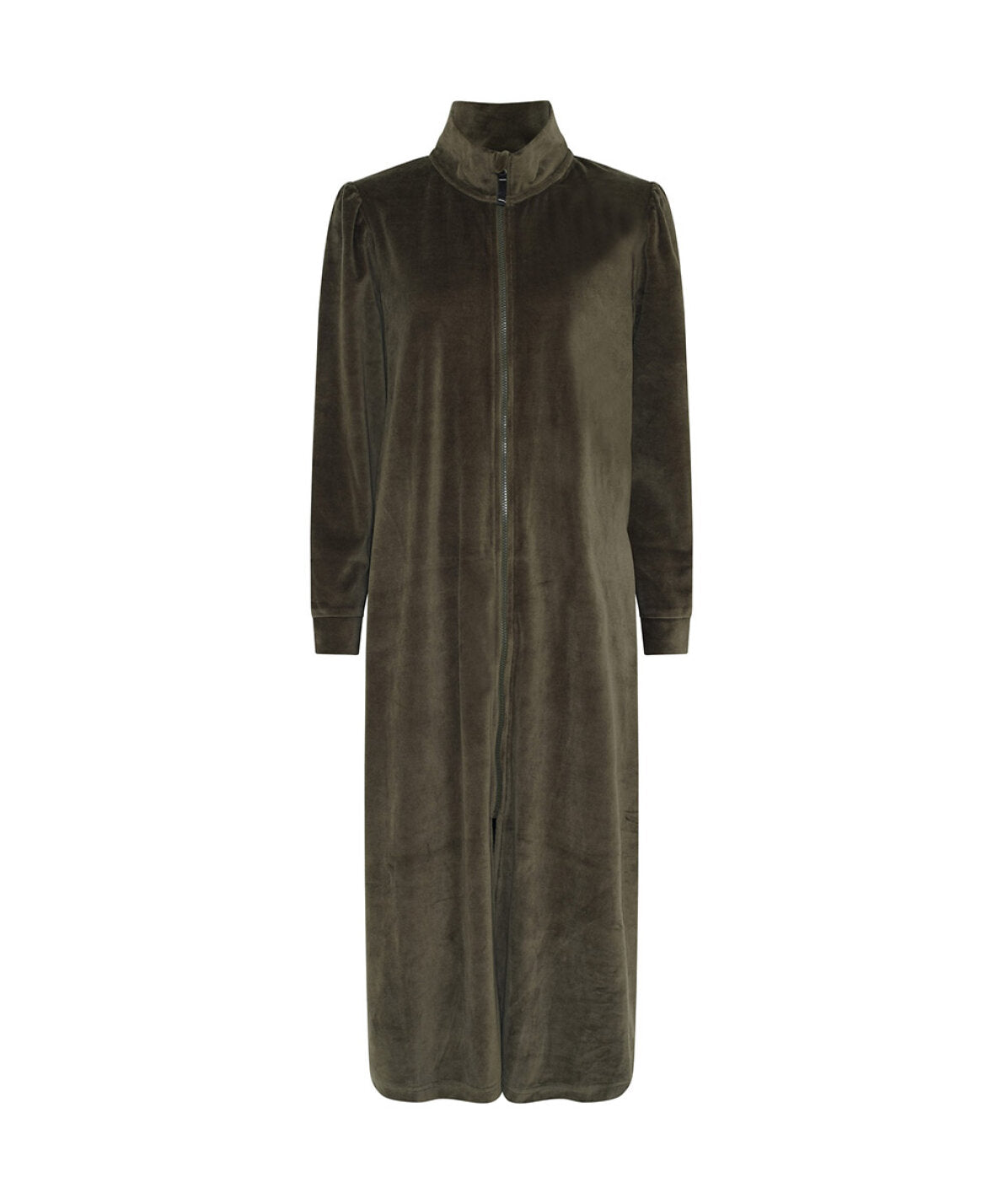 Decoy Velour badjas, groen