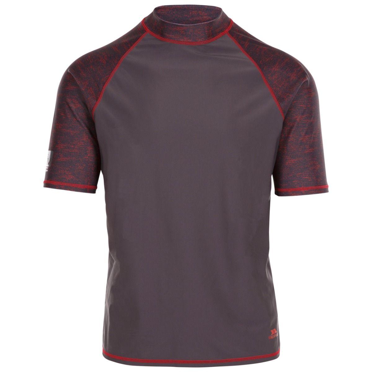 Trespass Heren Theo Rash Guard XXL donkergrijze kleur