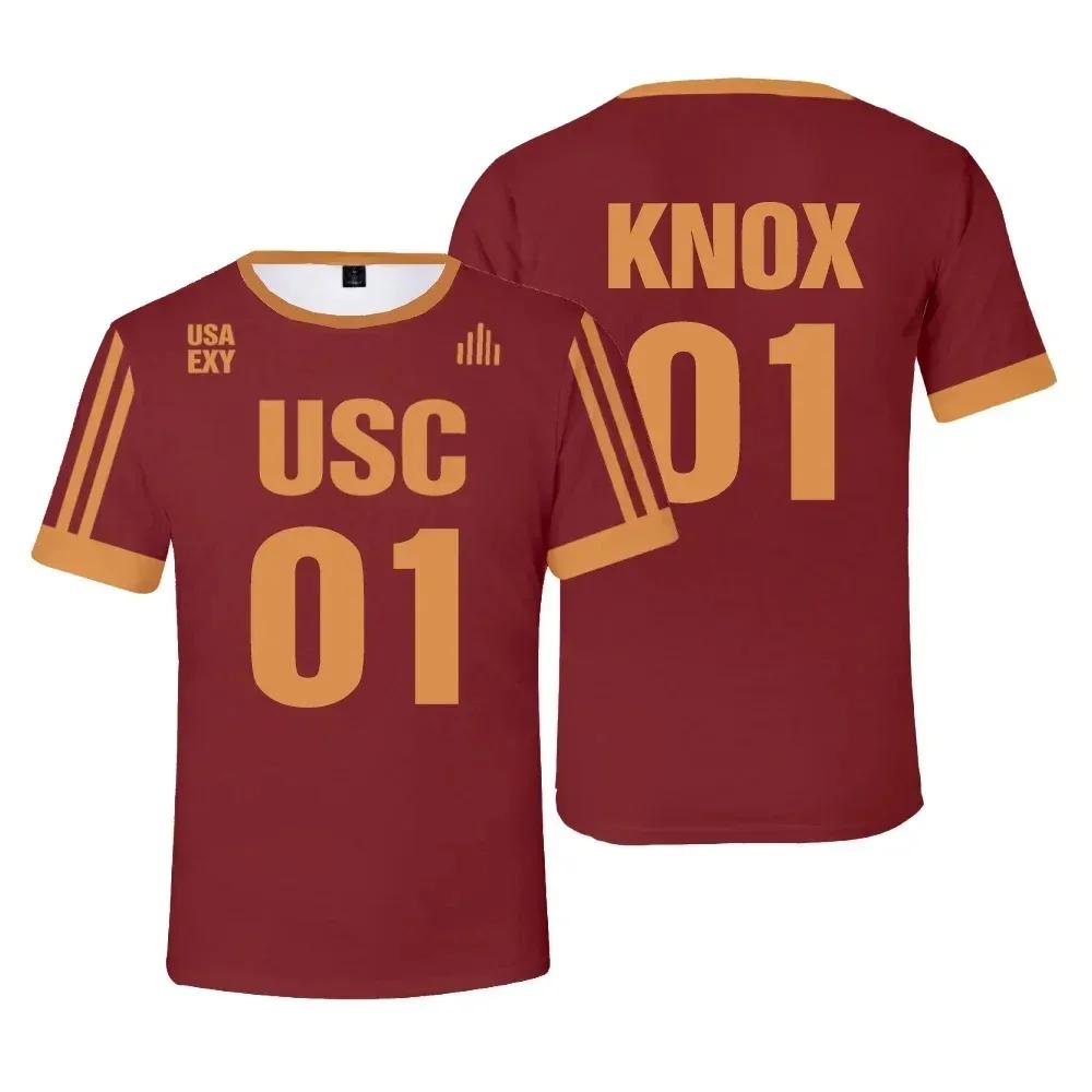 Bobby 2 The Foxhole Court Edgar Allan Ravens Lacrosse Jersey Cosplay MORIYAMA KNOX T-shirt 3D voor mannen/vrouwen kleding kinderen tops XL