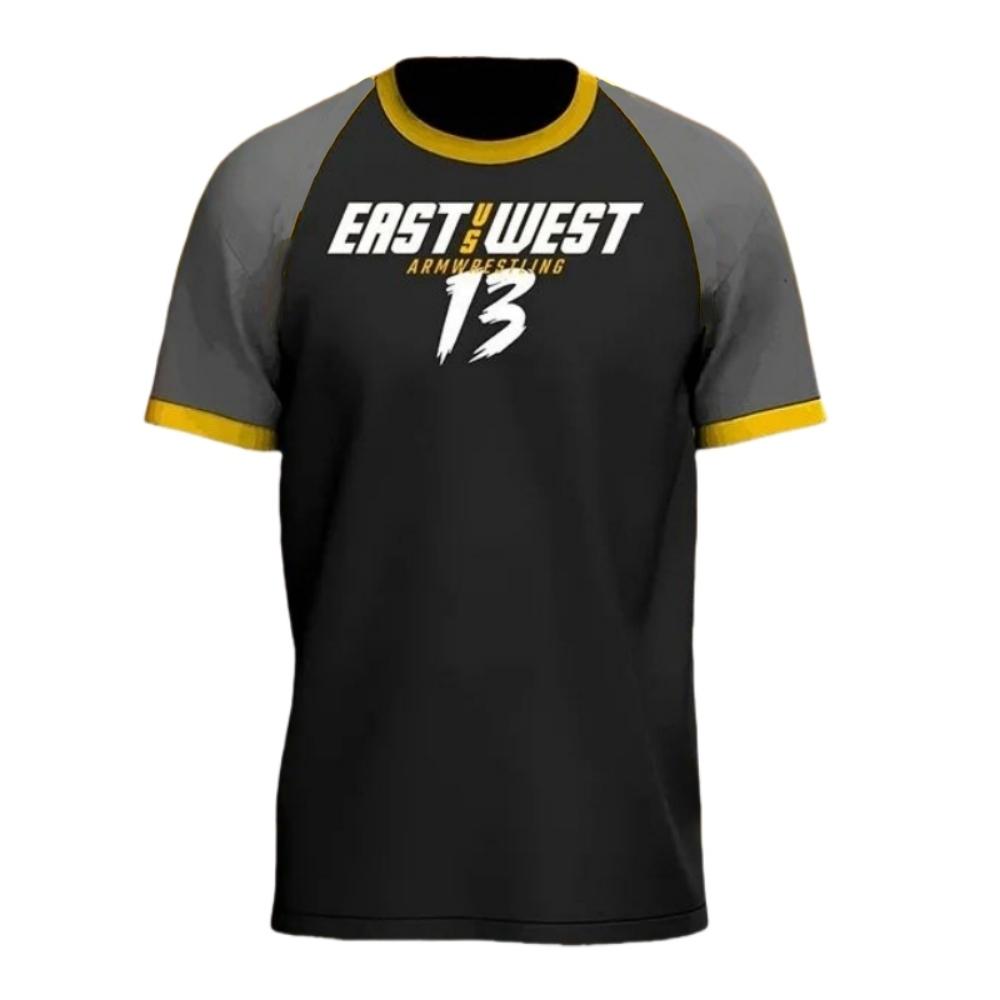 New trendy clothing East to West 15 Devin Lalat Arm Wrestling Jersey Team Fans Pols Training Fitness Uniform Wedstrijddag 3D Geprint Heren T-shirt L