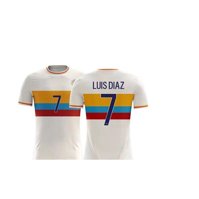 ETST36 Colombia Streetwear Voetbal Kwaliteit 3D Geprint Sneldrogend Ademend Koppel T-shirts Voor Mannen Vrouwen Korte Mouw T-shirt S