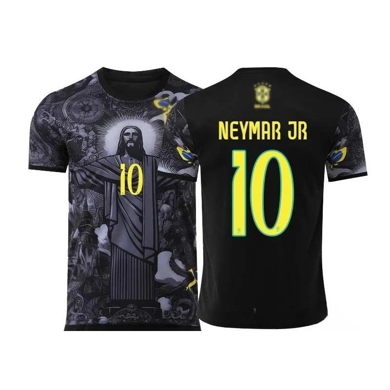 Bobby3 Voetbal Trainings T-shirt Speciale Editie Braziliaanse Christus de Verlosser 3D Print Sneldrogend Ademend Sportief Korte Mouw 2025nieuw M