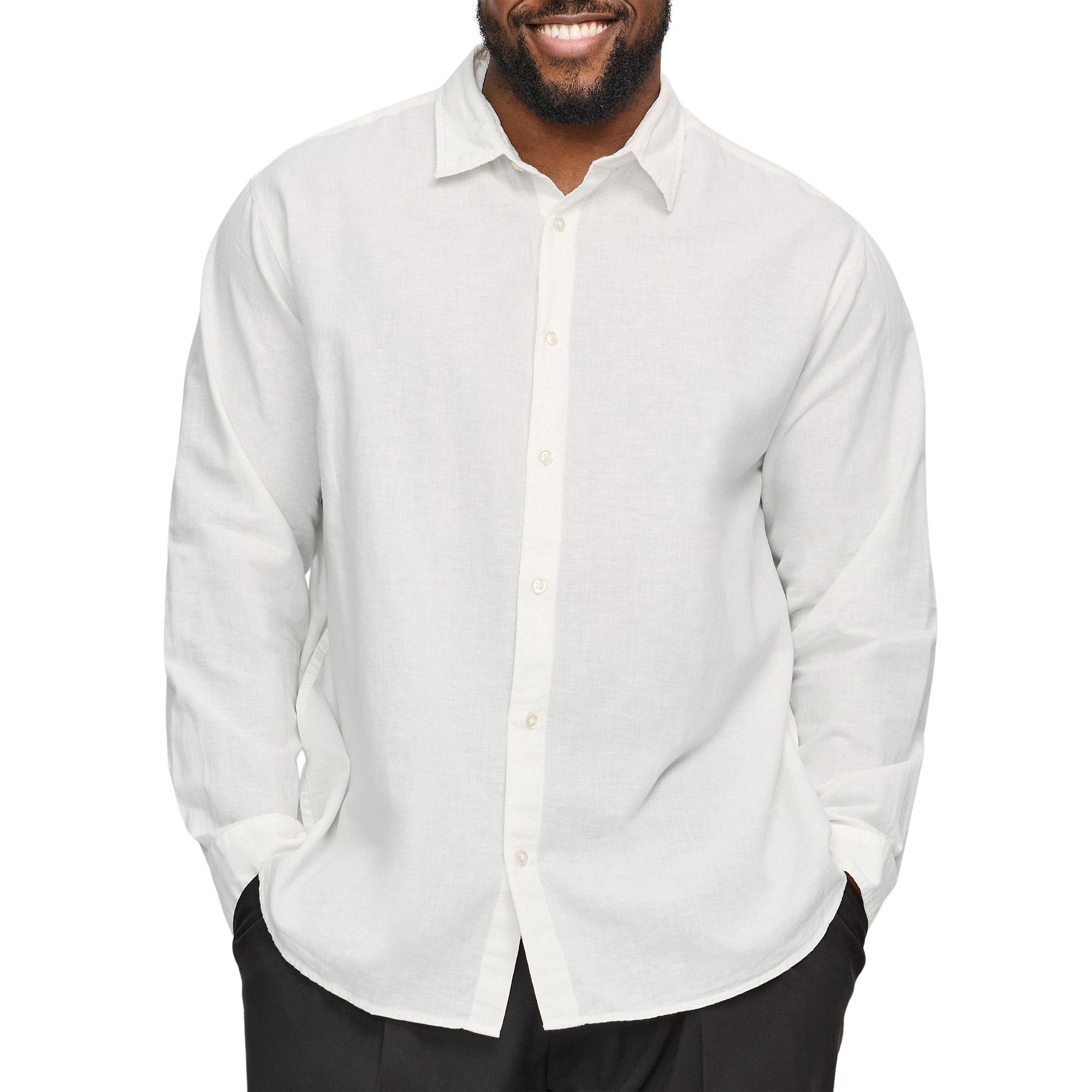Jack & Jones PlusSize Overhemd met lange mouwen JJEBREEZE SHIRT LS SN PLS
