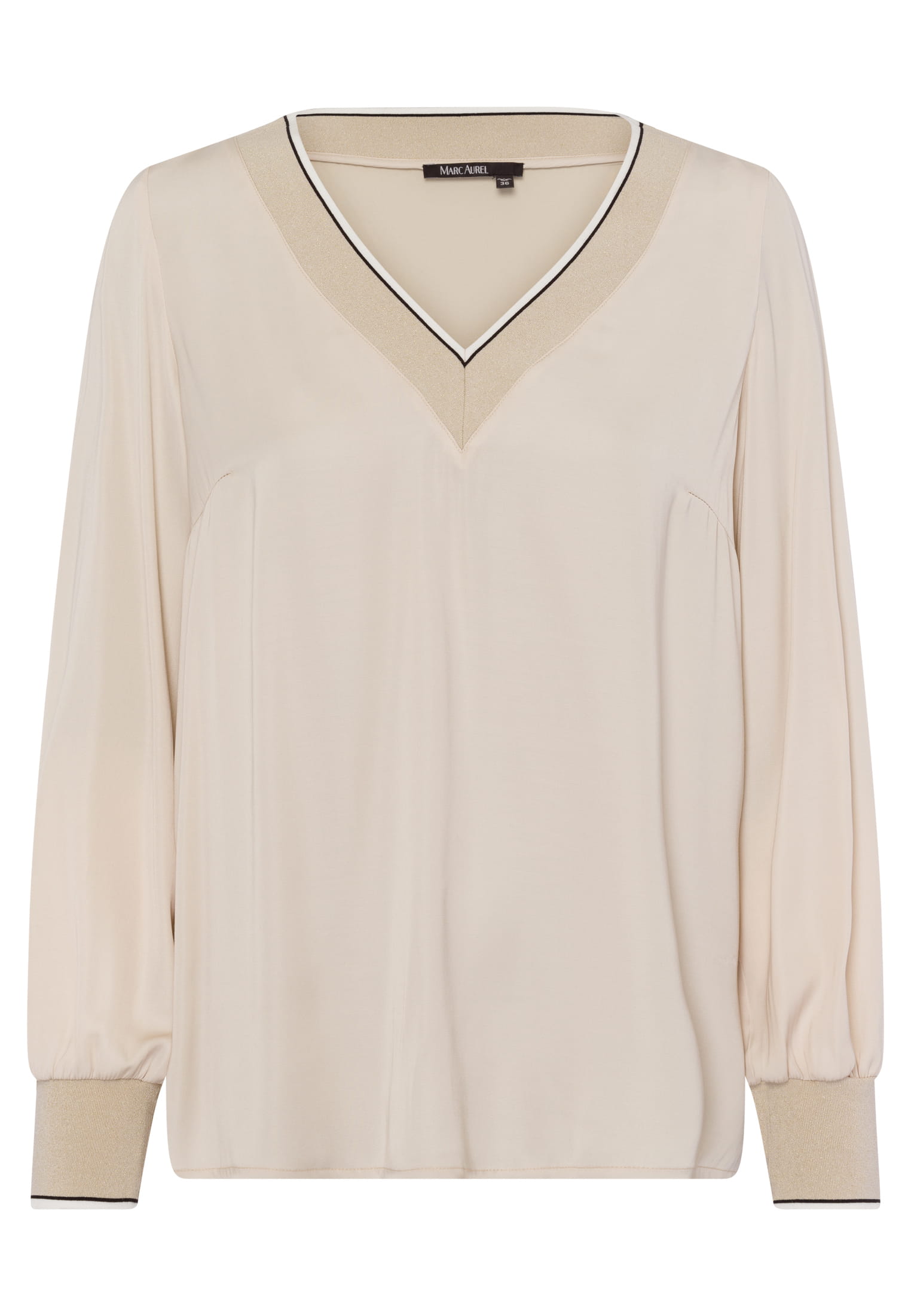 MARC AUREL Bluse aus edlem Satin