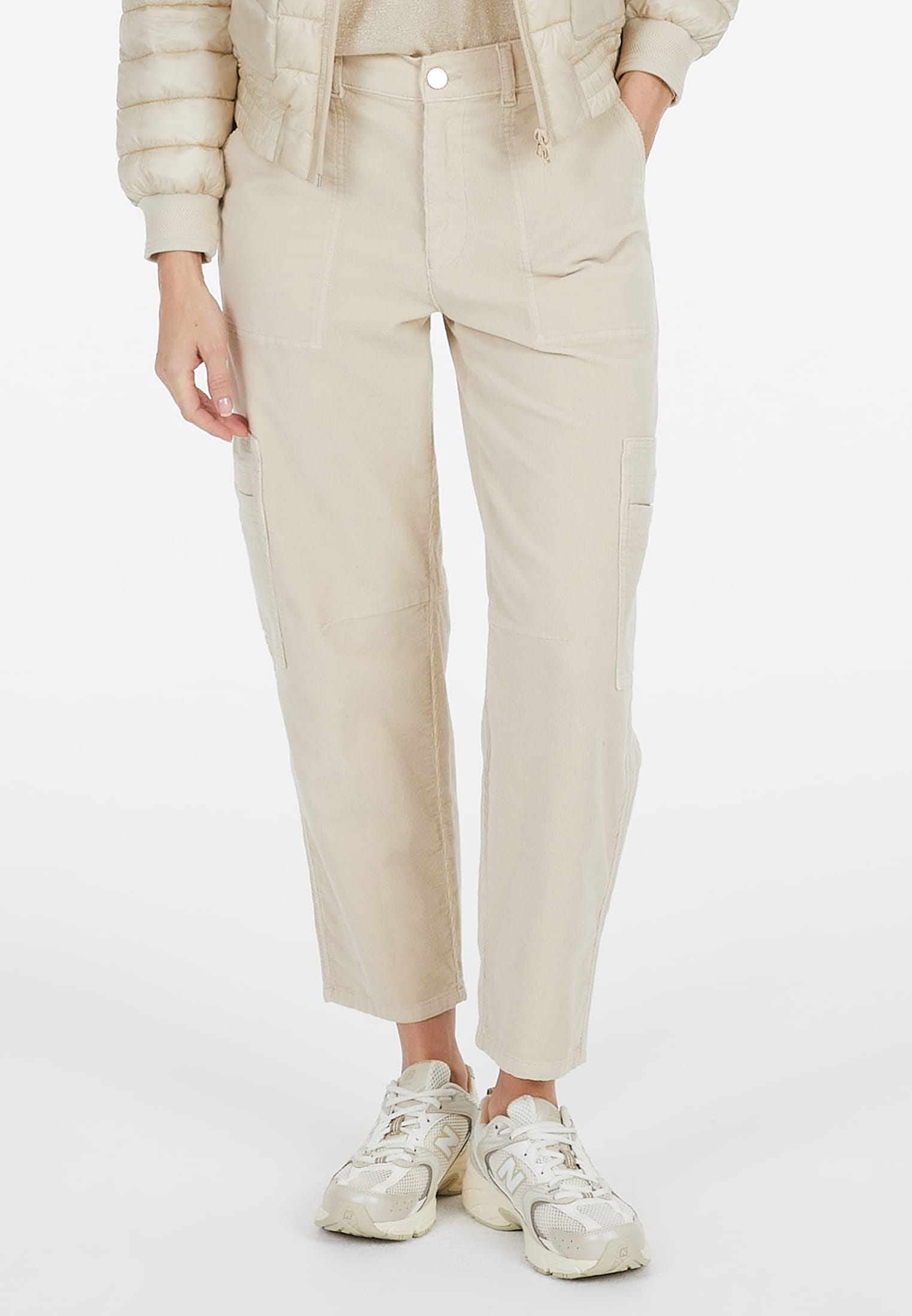 MARC AUREL Cordhose mit Cargotaschen