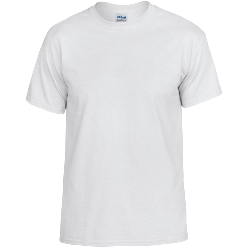 Gildan DryBlend volwassenen unisex T-shirt met korte mouwen L wit