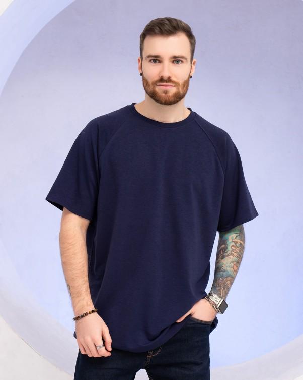 Issa Plus Однотонная свободная футболка  S blauw
