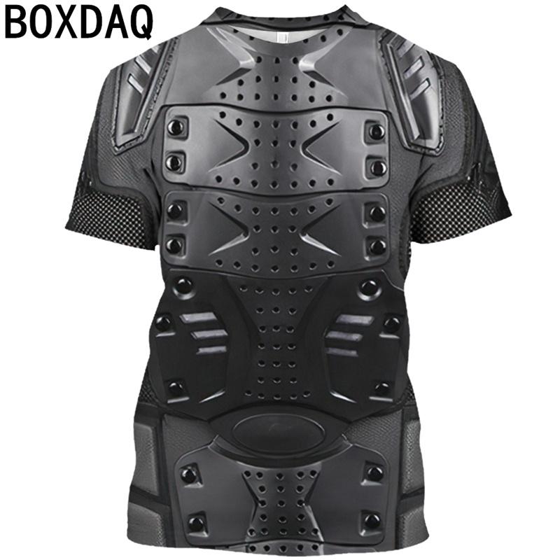 ETST WENDY 05 Middeleeuwse Armor T-shirts Grappige Losse Korte Mouwen Tops Mannen Zomer Casual Oversized T-shirt 2023 Nieuwe Persoonlijkheid Straat Cool tops XL