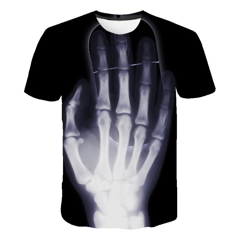 ETST 03 Zomer Grote Palm Patroon T-shirt Voor Mannen Casual O-hals Korte Mouwen T-shirts Trend Ademend Persoonlijkheid Grafische T-shirts 6XL