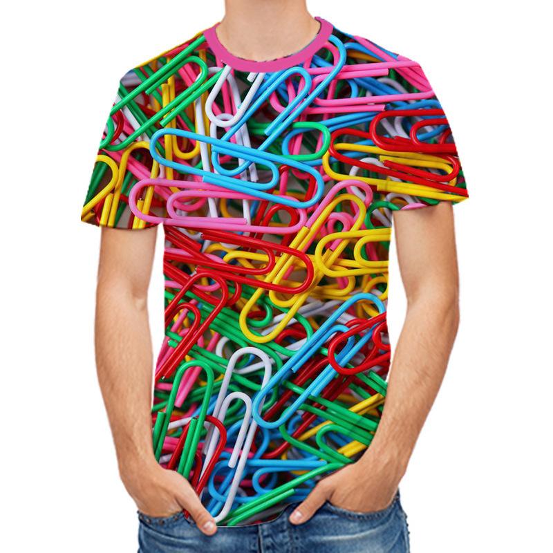 WowClassic Heren T-shirt Cartoon 3D Print T-shirt Man Korte Mouw Zomer Tops XL