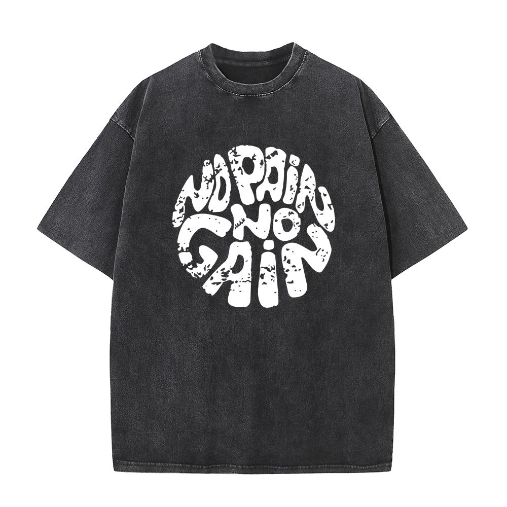 Nomi 100% Katoen 230gsm Gewassen Oude Ambacht Oversized T-shirt Big Size O-hals Oversized Mannen T-shirt Cool T-shirt Vrouwen Tee shirts Tops S zwart