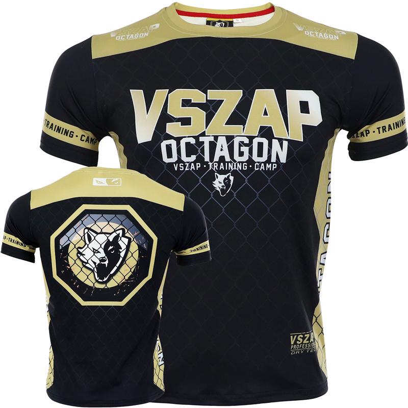 Nihao Heren Muay Thai T-shirt Zomer Ademend Snel Droog T-shirts Hardlopen Fitness Sport Korte Mouw Buiten Boksen Worstelen Trainingspakken S