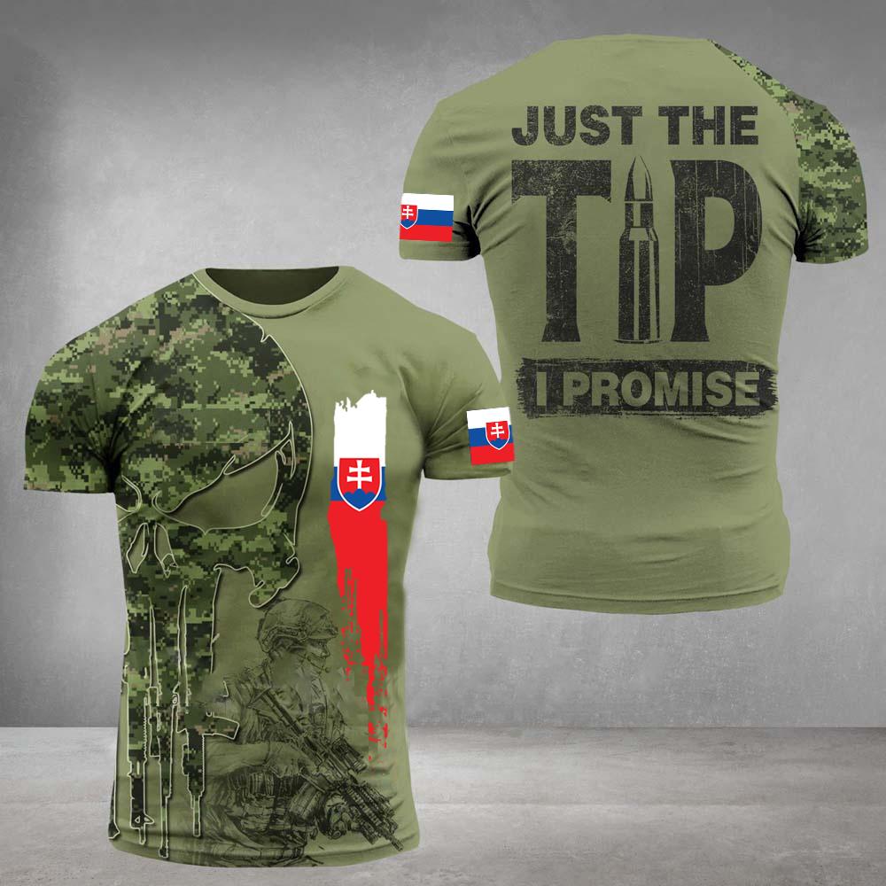 ETST WENDY 005 Slowakije Militair Heren T-shirt Veteranen Soldaat Print Dagelijks Casual Top Tees O Hals Korte Mouw Oversized Herenkleding XL