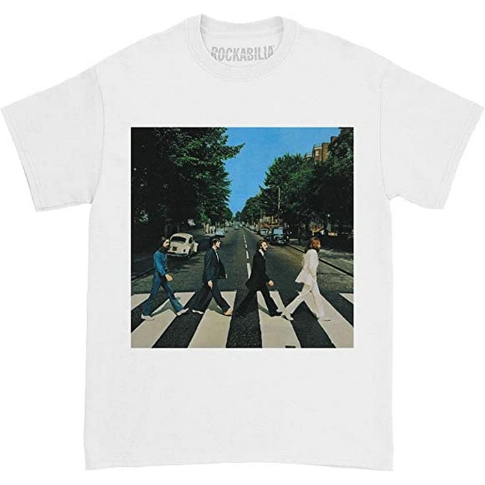 The Beatles Het Beatles Unisex volwassen Abbey Road T-shirt S wit