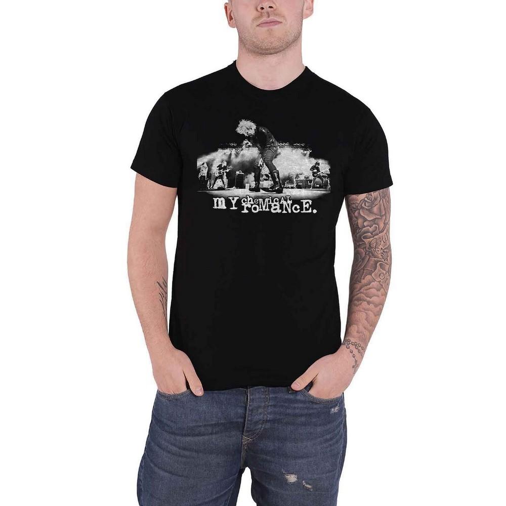 My Chemical Romance Mijn chemische romantiek Unisex volwassen MCR Live T-shirt S zwart