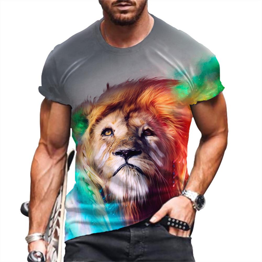 ETST WENDY 05 Zomer T-shirt Heren 3D Papegaai Korte Mouw Tops Casual Straat Dier T-shirt Oversized T-shirt Heren Kleding Designer Kleding 2XL