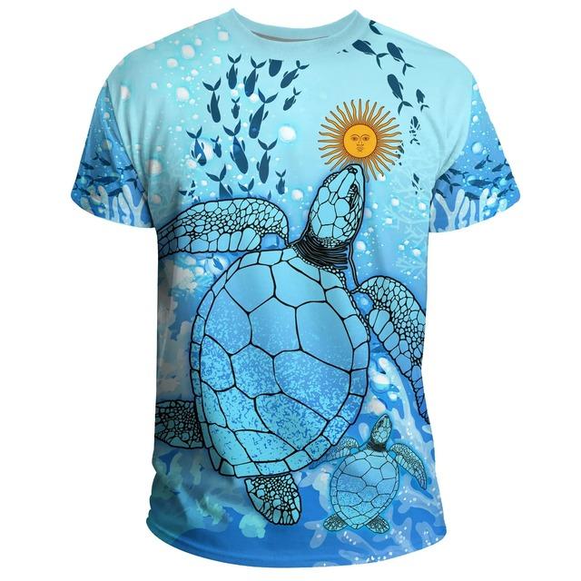 Xin nan zhuang Argentijnse Heren T-shirts Korte Mouwen T-shirts Met 3d Nationale Vlag Logo Stad Mode T-shirts Voetbal Ademende T-shirts XXL