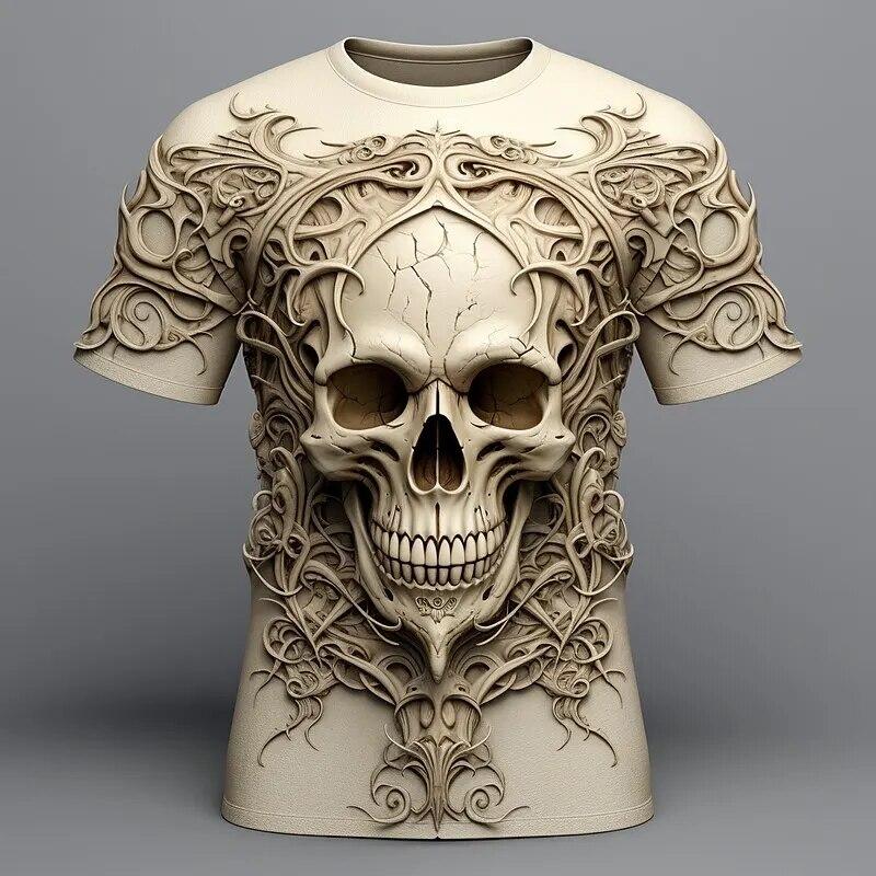 Bobby 2 T-shirt voor mannen O-hals Mode 3D Spider Printing Patroon Element Stijl Sportkleding Groot formaat Comfortabele losse shirts Tops 3XL