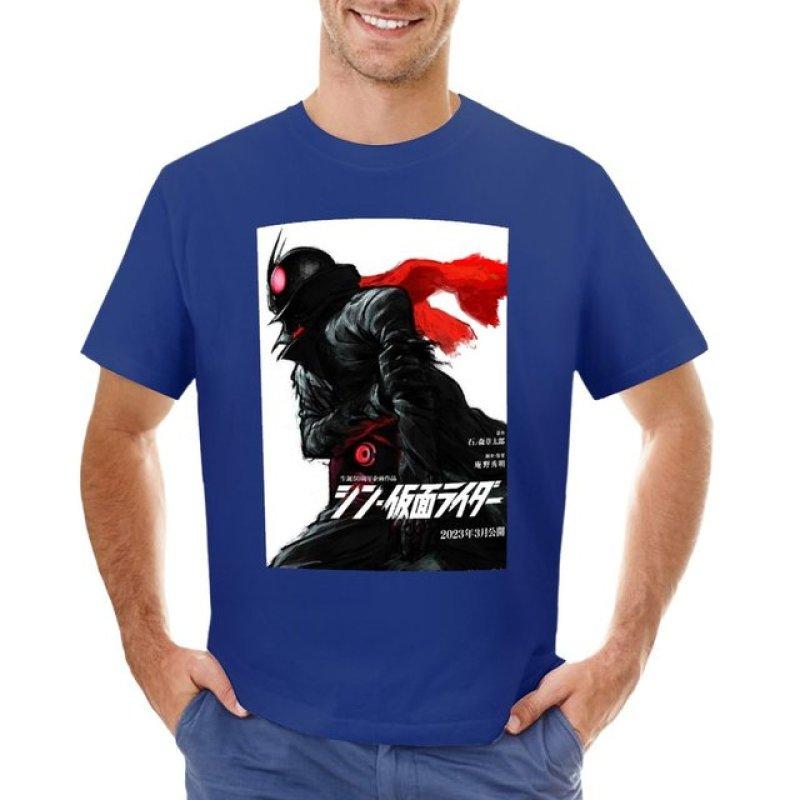 Nihao shin Kamen Rider T-shirt zwart t-shirt oversized t-shirt snel drogend t-shirt t-shirts voor mannen verpakking M