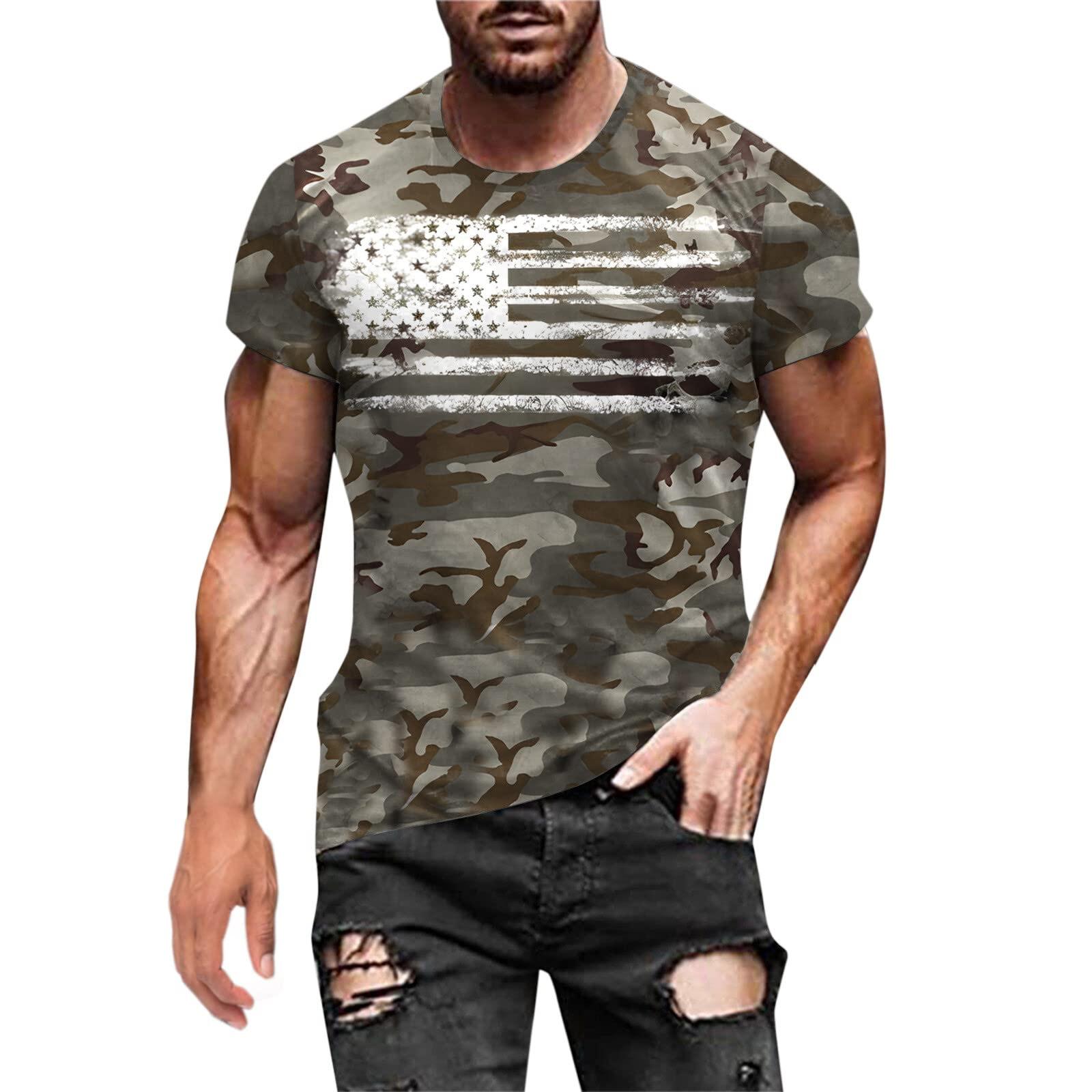 HerSight Streetwear 3D Sterren T-shirt Man Vlag Afdrukken Tee Shirts Grappige Hip Hop Mannen Vrouwen Casual Top 6XL