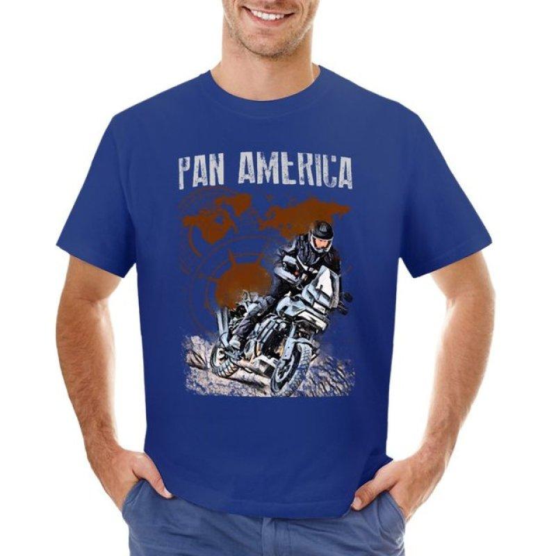 Nihao Pan America 1250 Motorcycle Big Trail T-shirt tops heren katoenen t-shirts XXL