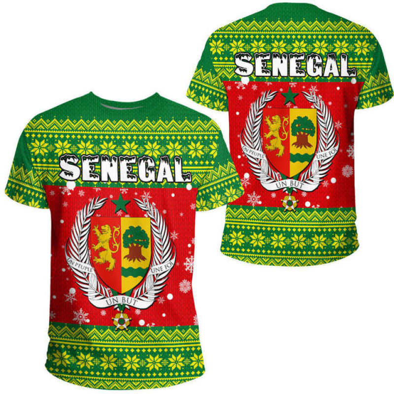 ETST 07 Afrika Zone Sweatshirt Kleding Mannen en Vrouwen Nieuwe Casual Losse Losse Street Style Afdrukken Senegal Actieve Vlag T-shirt Tops L